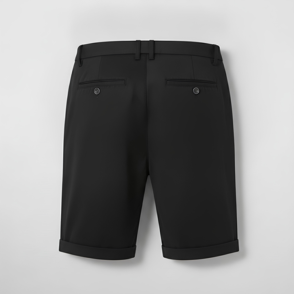 mens black shorts