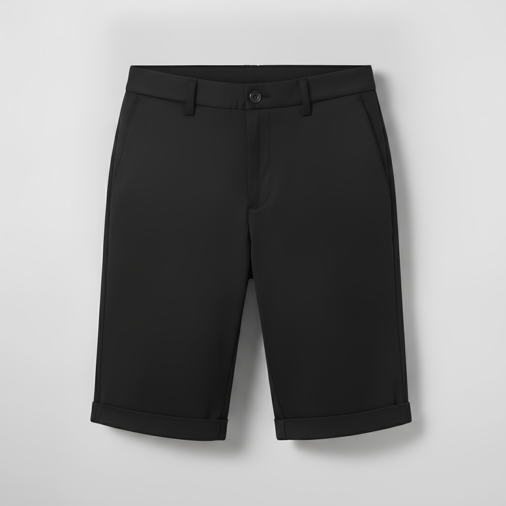 mens black shorts