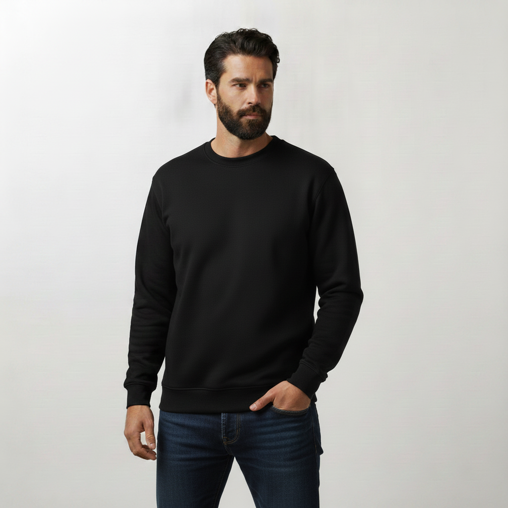 mens black sweatshirt