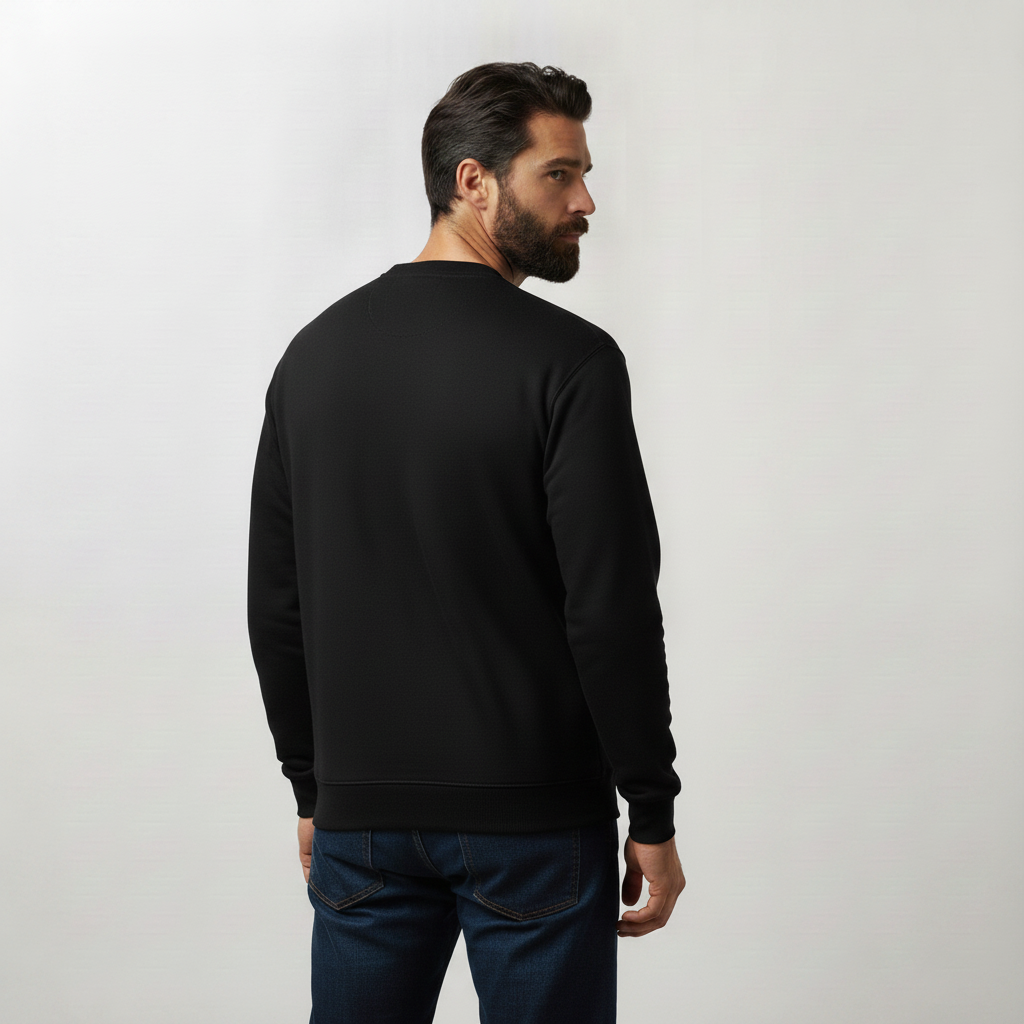 mens black sweatshirt