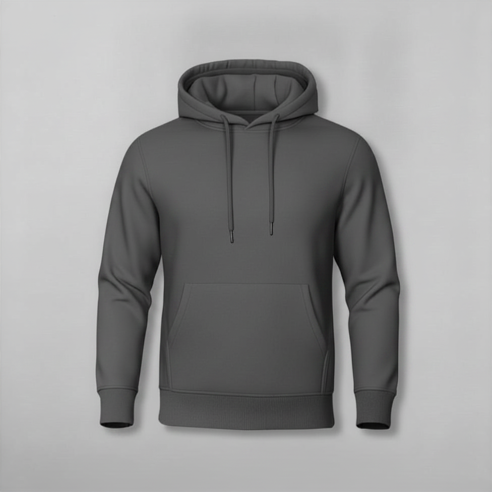 mens charcoal hoodie