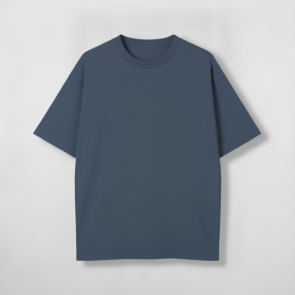 denim blue t-shirt