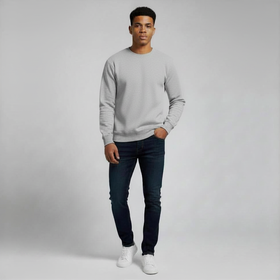 mens grey sweatshirt
