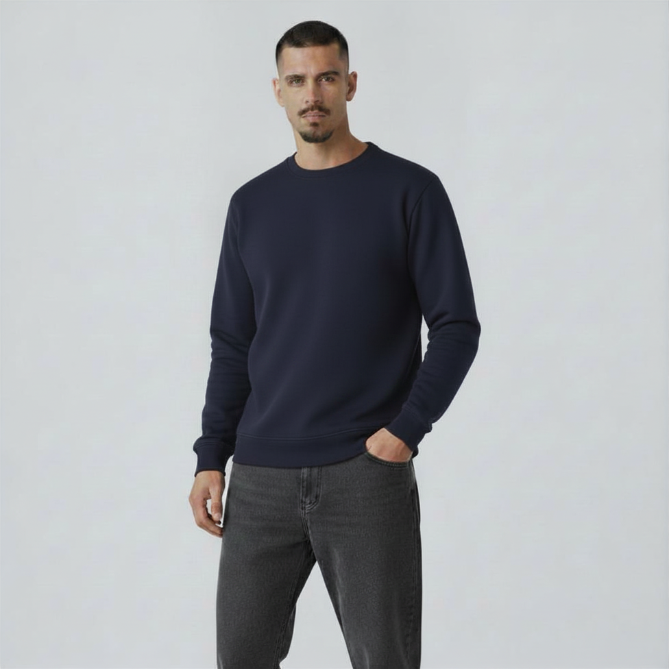 mens navy sweatshirt