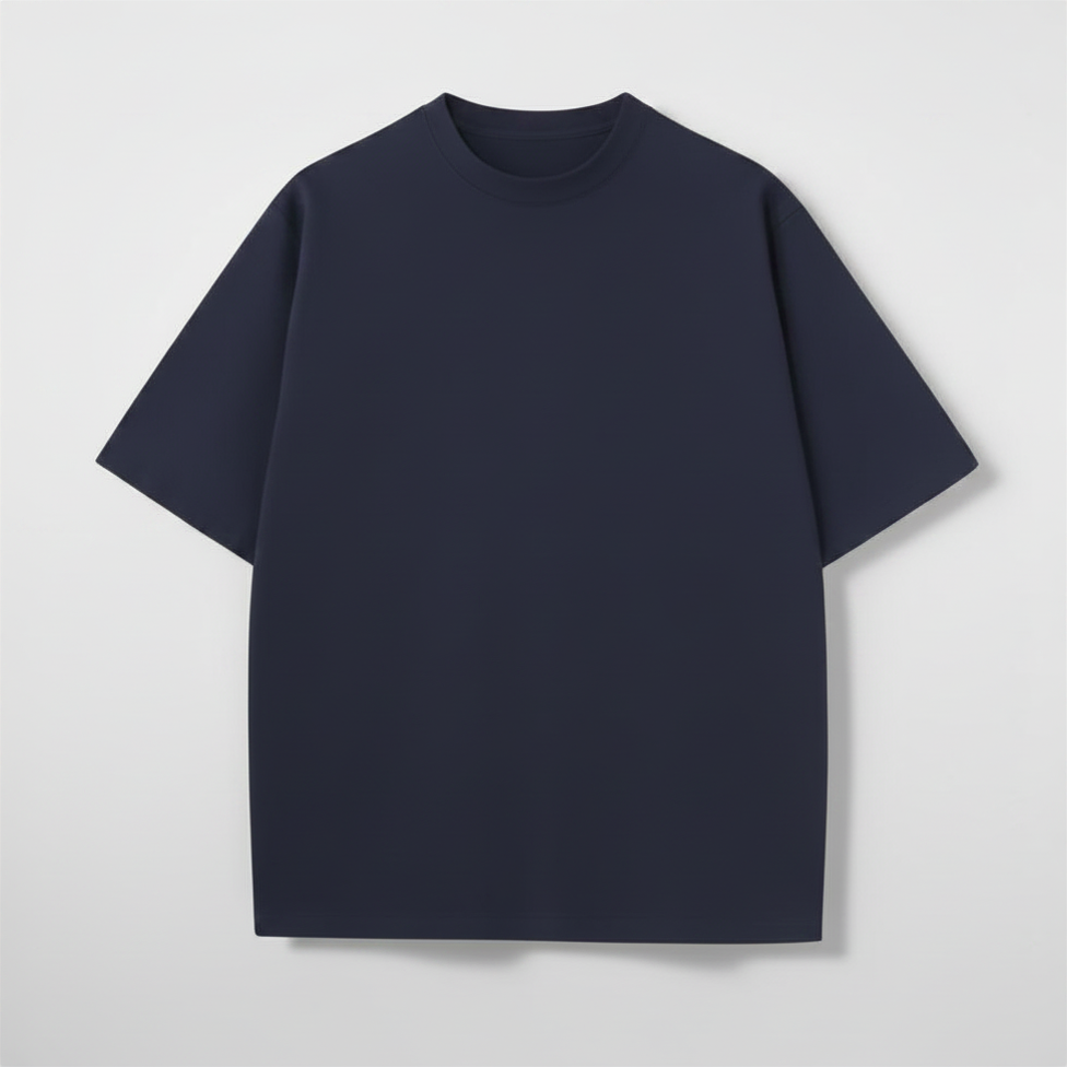 navy blue t-shirt