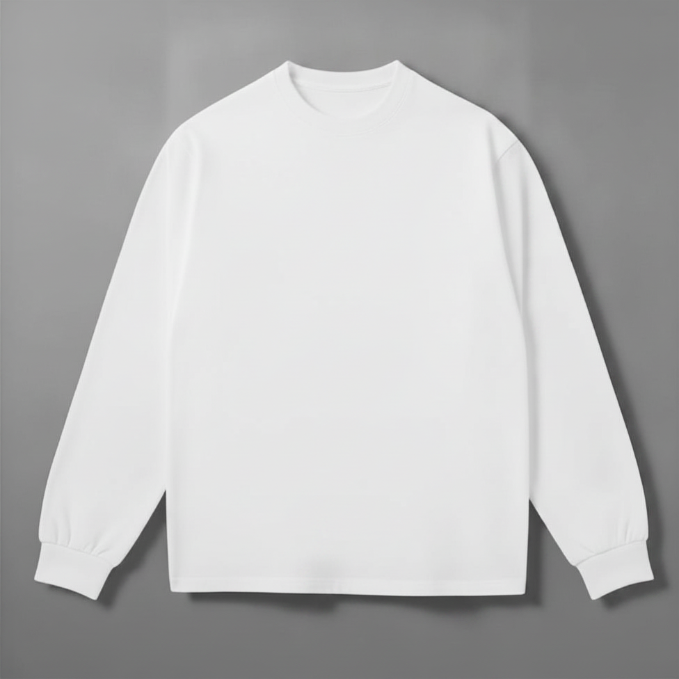mens white sweatshirt